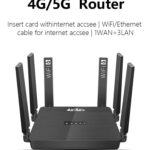 موديم 4G/5G قابل للشحن ومتنقل وروتر وأكسيس بوينت (3 اجهزة في واحد)